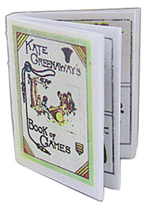 Dollhouse Miniature Kate Greenaway's Book Of Ames And Repro